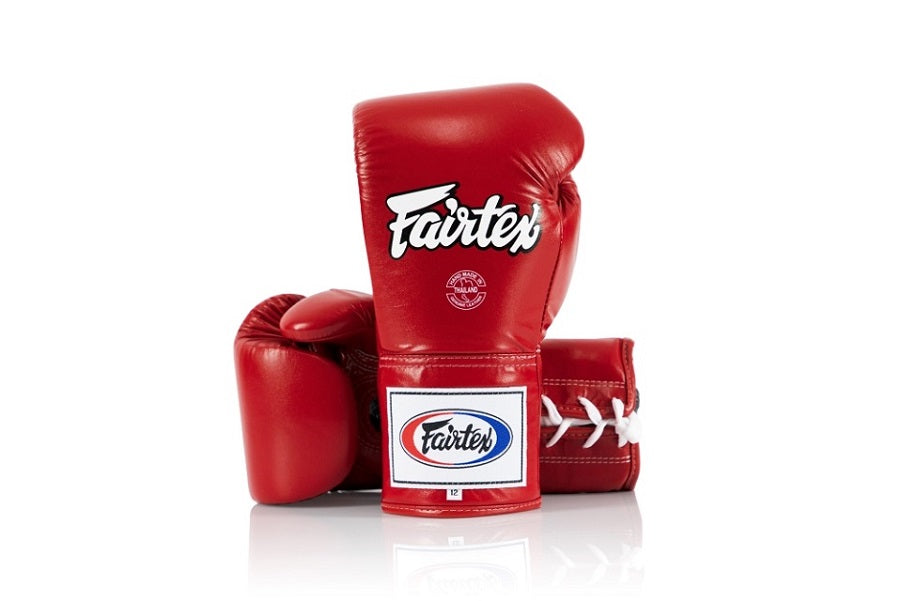Fairtex BGL6 14oz レッド Fairtex - BGL6 - Red – Nak Muay Supply