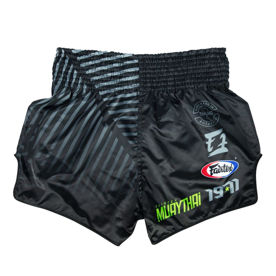 Fairtex Muay Thai Shorts - BS1924 - Slim Cut - Racer Black