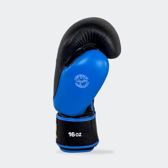 Combat Corner - Velcro - Black & Cyan