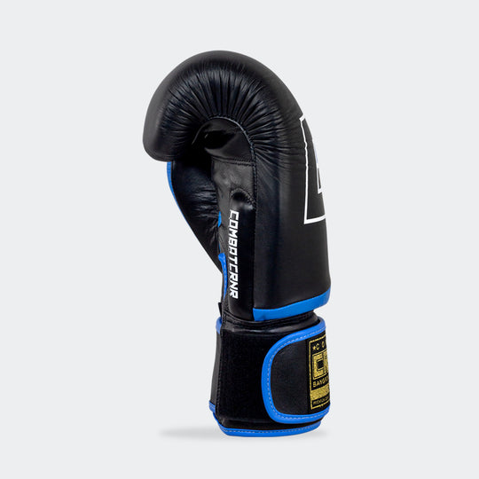 Combat Corner - Velcro - Black & Cyan