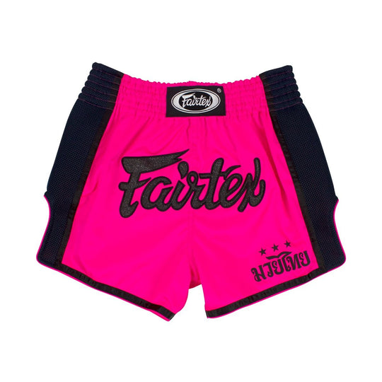 Fairtex Muay Thai Shorts - BS1714 - Slim Cut - Shocking Pink