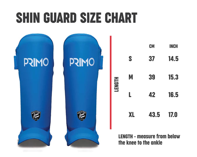 Primo Fightwear Classic Muay Thai Shinguard - Blue