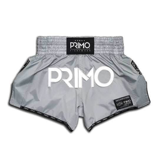 Primo Fightwear Muay Thai Shorts - Super Nylon Series - Hammerhead Grey